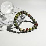 Dragon Blood Stone Bracelet - helmsman - crystal