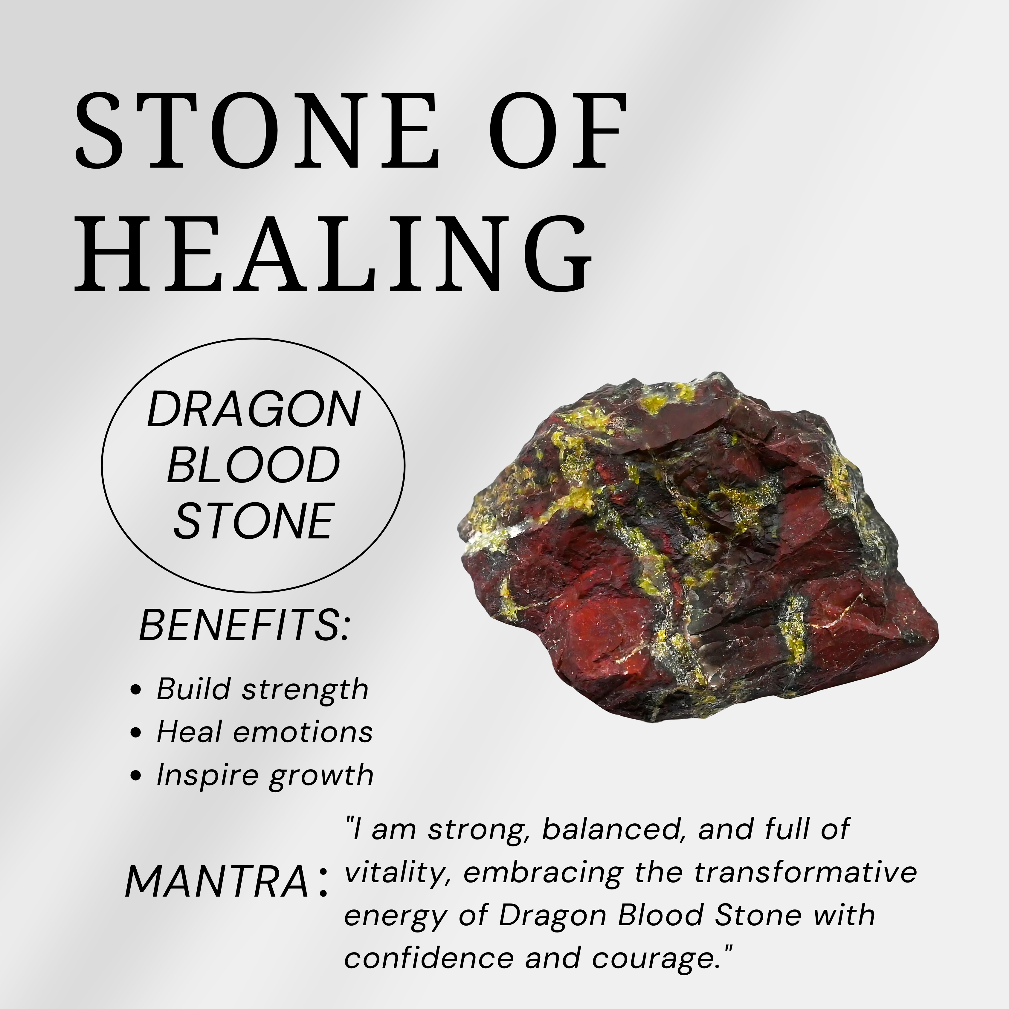 Dragon Blood Stone Mini Heart Set-Helmsman Crystal