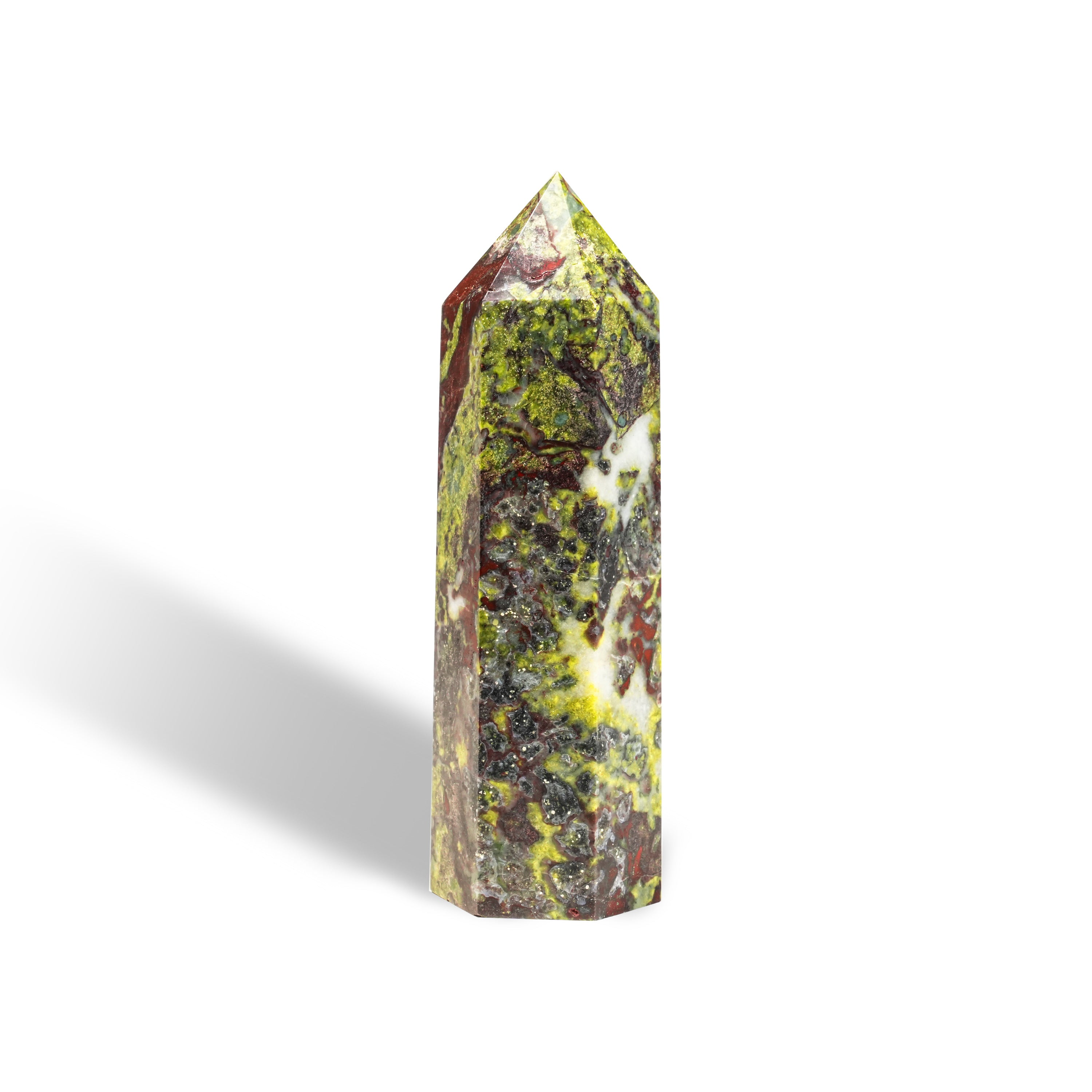 Dragon Blood Stone Point-Helmsman Crystal