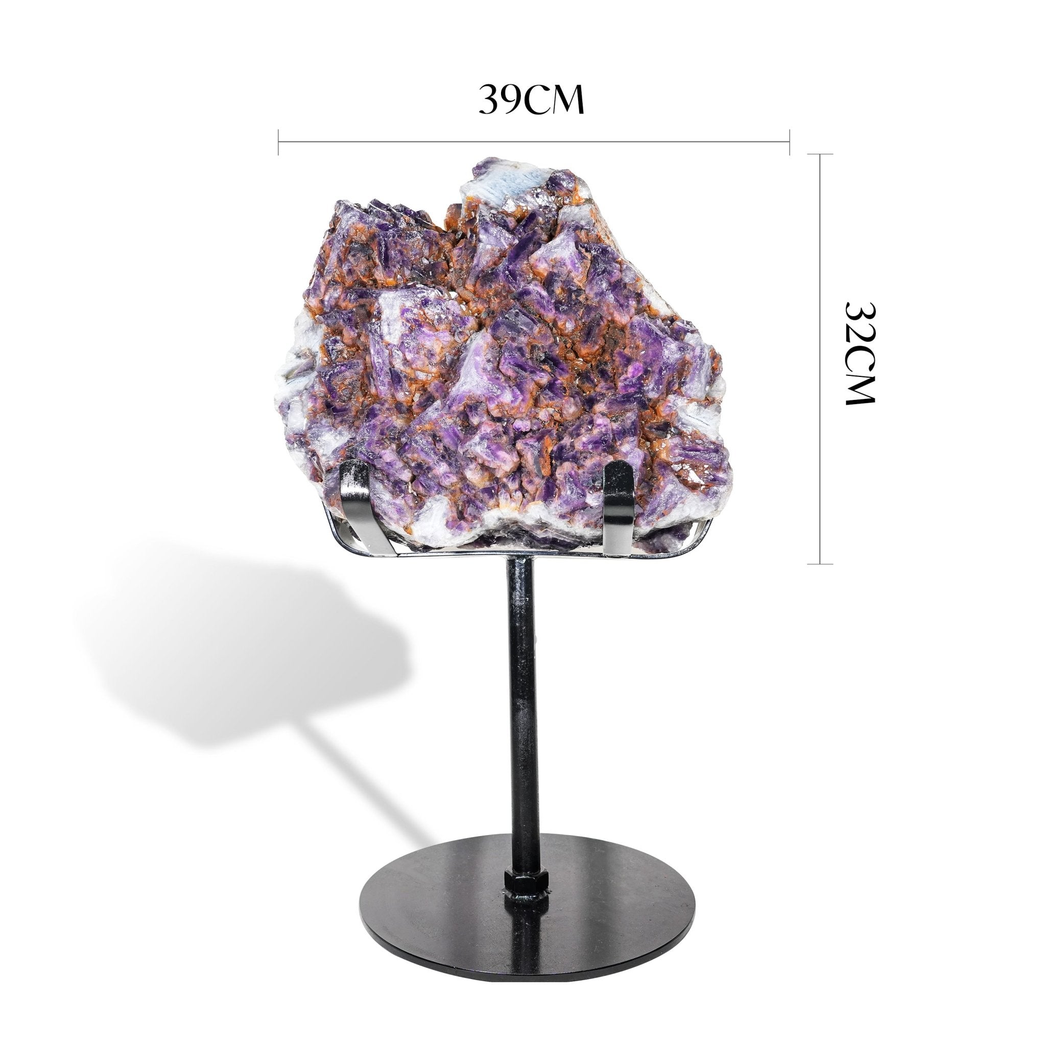 Dream Amethyst Raw Specimen Ornament - helmsman - crystal