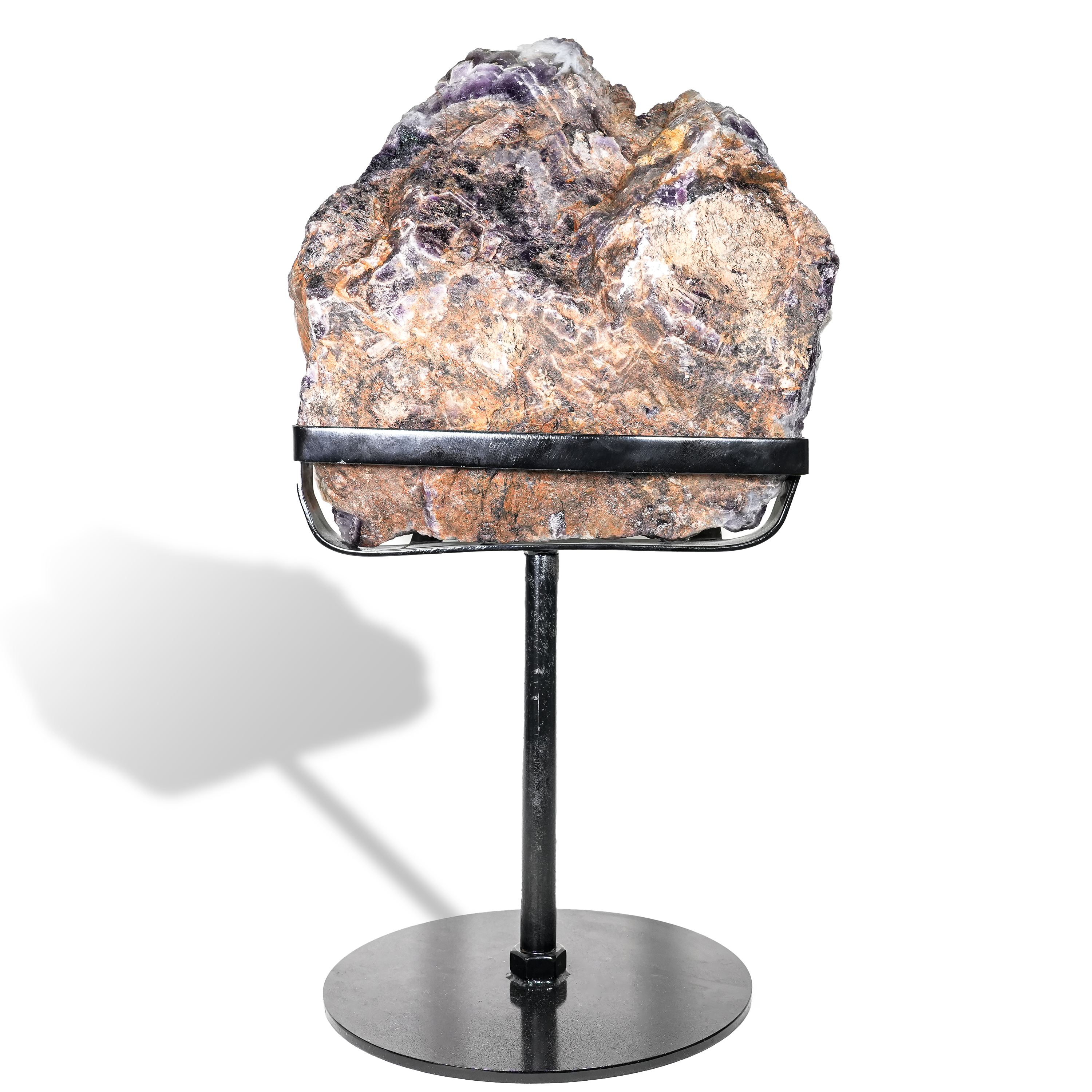 Dream Amethyst Raw Specimen Ornament-Helmsman Crystal