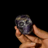 Dream Amethyst Skull - helmsman - crystal