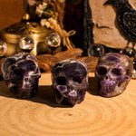 Dream Amethyst Skull - helmsman - crystal