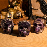 Dream Amethyst Skull - helmsman - crystal