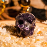 Dream Amethyst Skull - helmsman - crystal