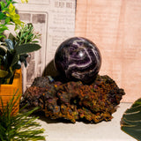 Dream Amethyst Sphere - helmsman - crystal