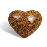 Elephant Skin Jasper Heart - helmsman - crystal