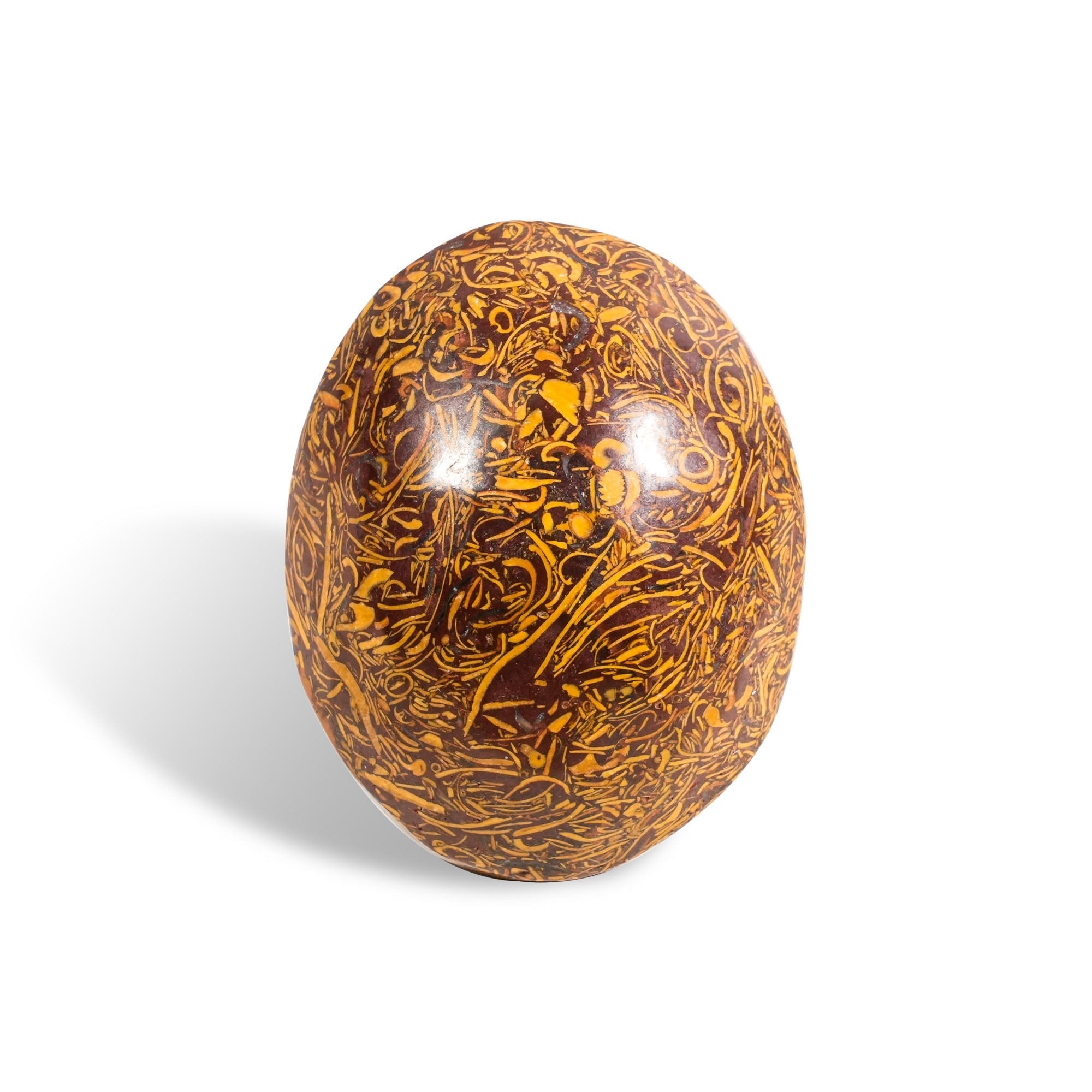 Elephant Skin Jasper Palm Stone - helmsman - crystal