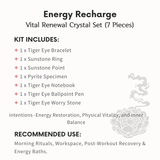 Energy Recharge Crystal Ritual Set-Helmsman Crystal