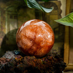 Fire Quartz Sphere - helmsman - crystal