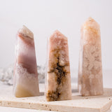 Flower Agate Tower - helmsman - crystal