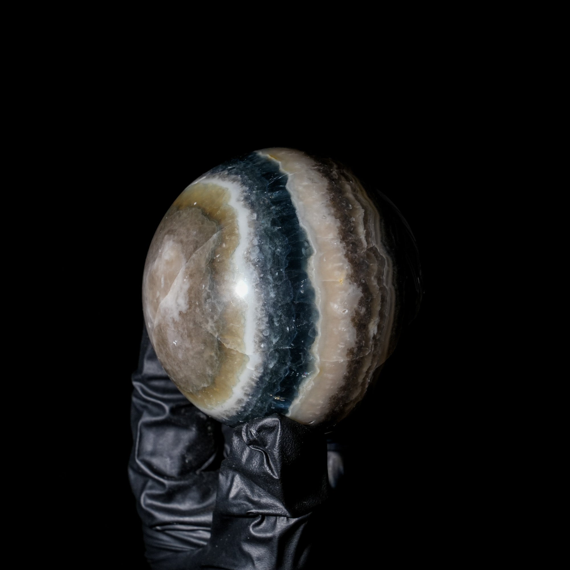 Fluorescent Fluorite Sphere - helmsman - crystal