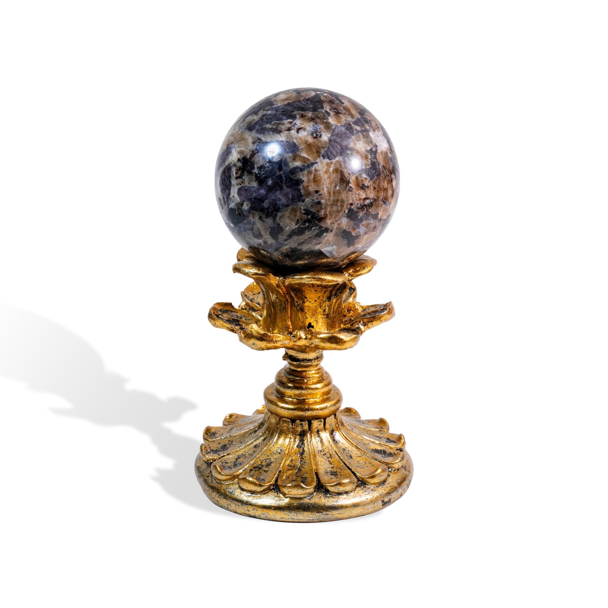 Fluorescent Mica Sphere - helmsman - crystal