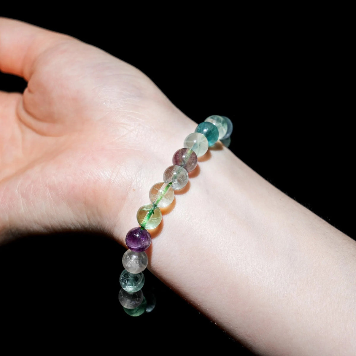 Fluorite Crystal Bracelet - helmsman - crystal