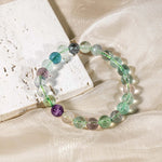 Fluorite Crystal Bracelet - helmsman - crystal