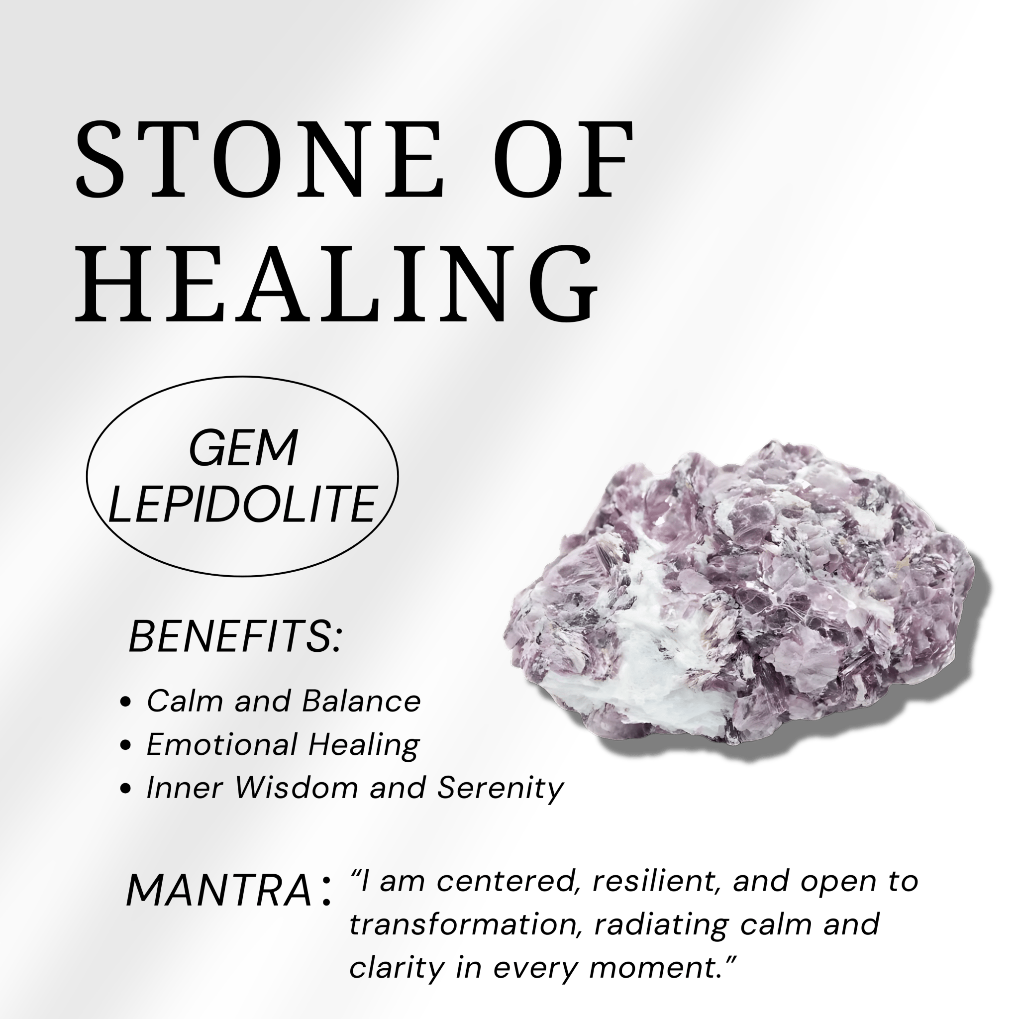Gem Lepidolite Tower - helmsman - crystal