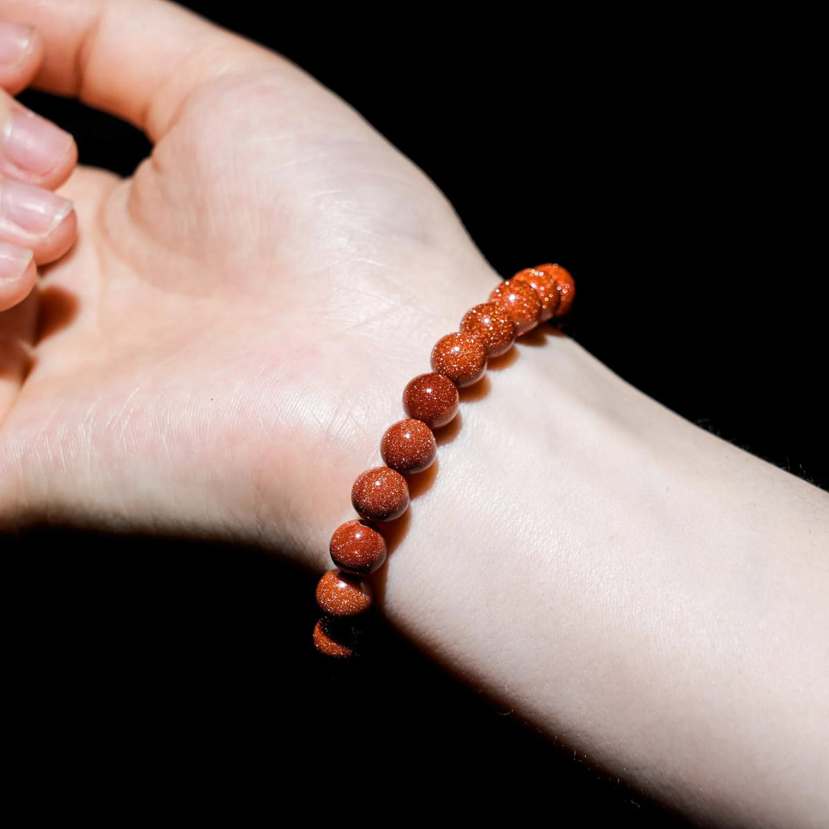 Gold Sandstone Bracelet - helmsman - crystal