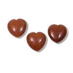 Gold Sandstone Mini Heart Set-Helmsman Crystal
