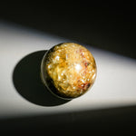 Golden Mica Sphere - helmsman - crystal