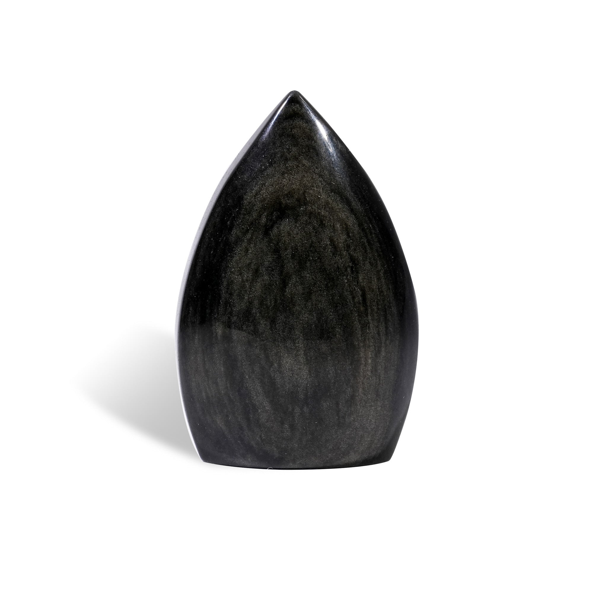 Golden Obsidian Flame Freeform - helmsman - crystal