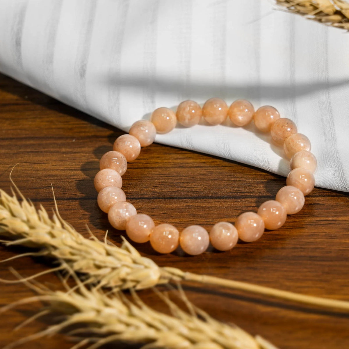 Golden Sun Stone Bracelet - helmsman - crystal