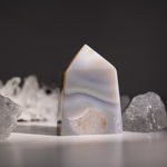 Gray Agate Tower - helmsman - crystal