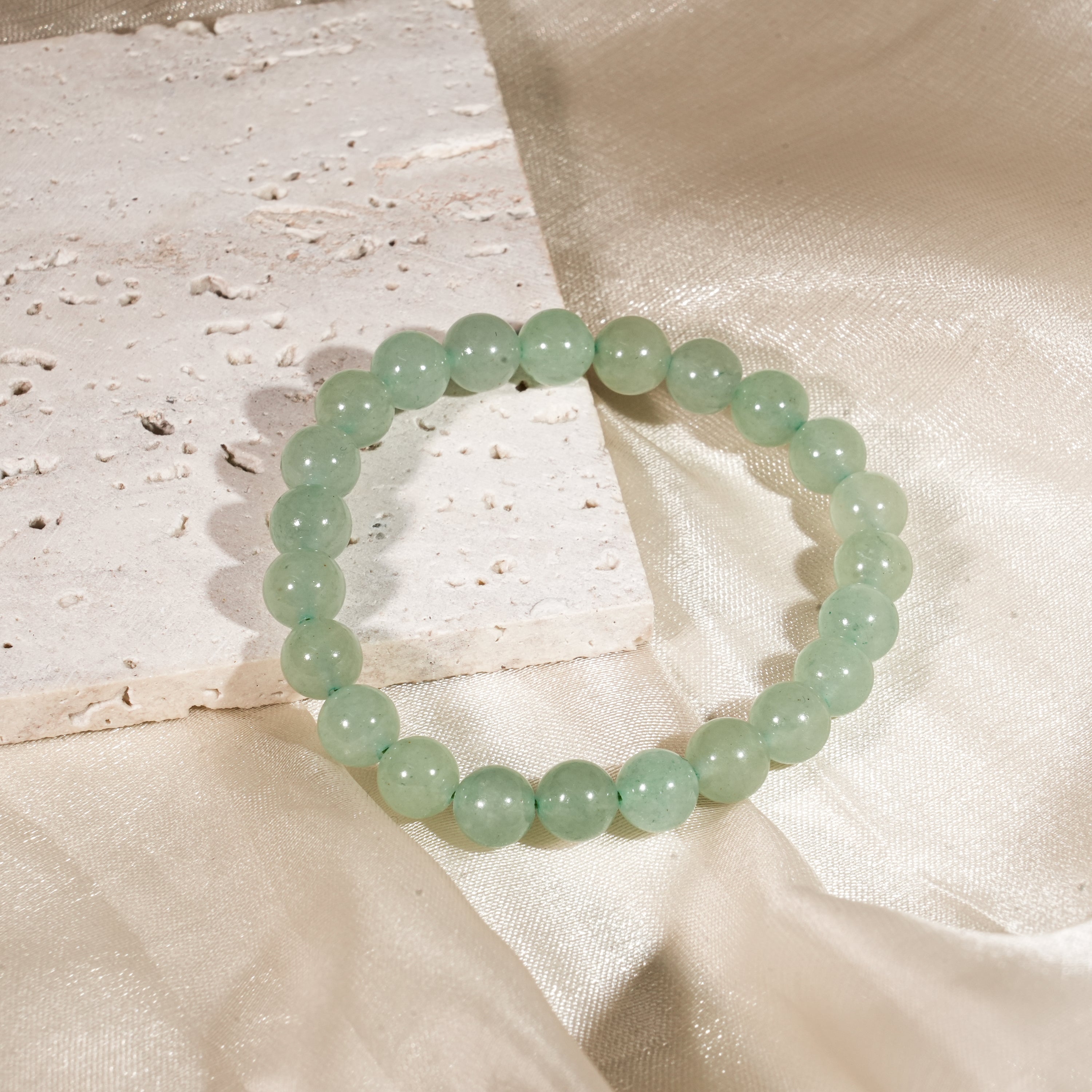 Green Aventurine Crystal Bracelet-Helmsman Crystal