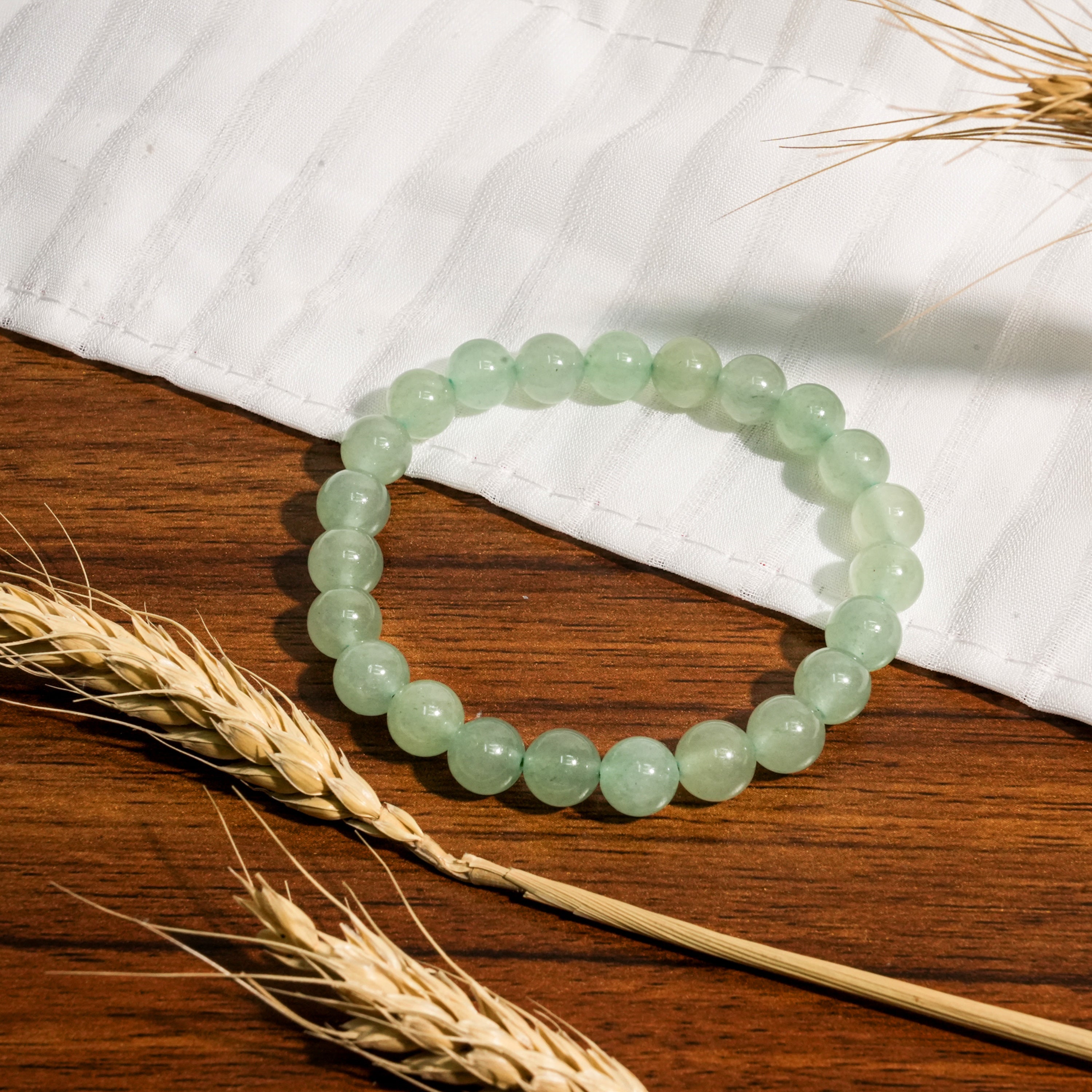 Green Aventurine Crystal Bracelet-Helmsman Crystal