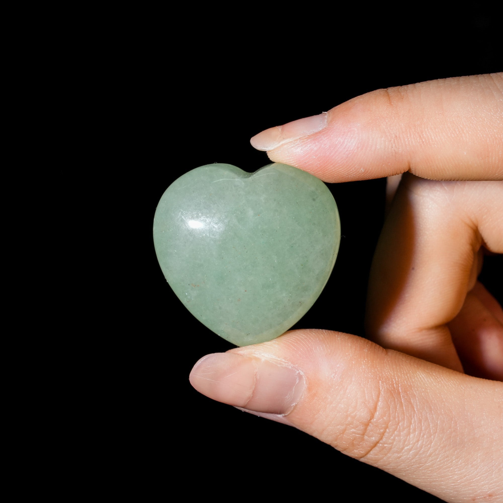 Green Aventurine Mini Heart Set - helmsman - crystal