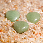 Green Aventurine Mini Heart Set - helmsman - crystal