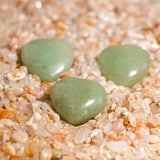 Green Aventurine Mini Heart Set - helmsman - crystal