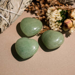 Green Aventurine Mini Heart Set - helmsman - crystal