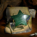 Green Aventurine Pentagram - helmsman - crystal