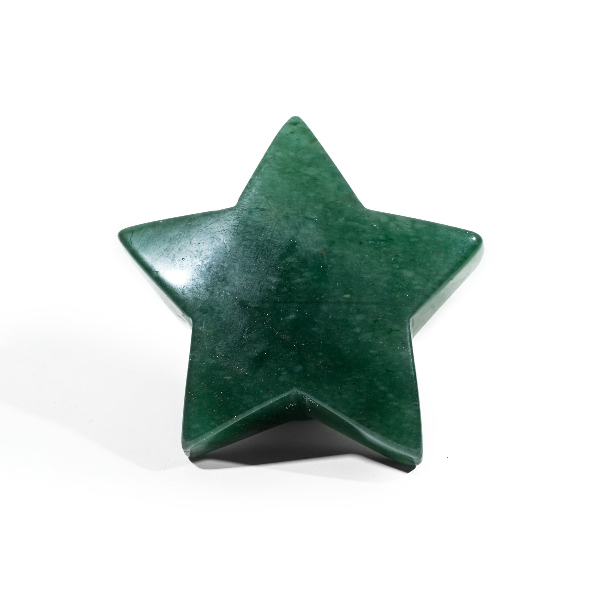 Green Aventurine Pentagram - helmsman - crystal