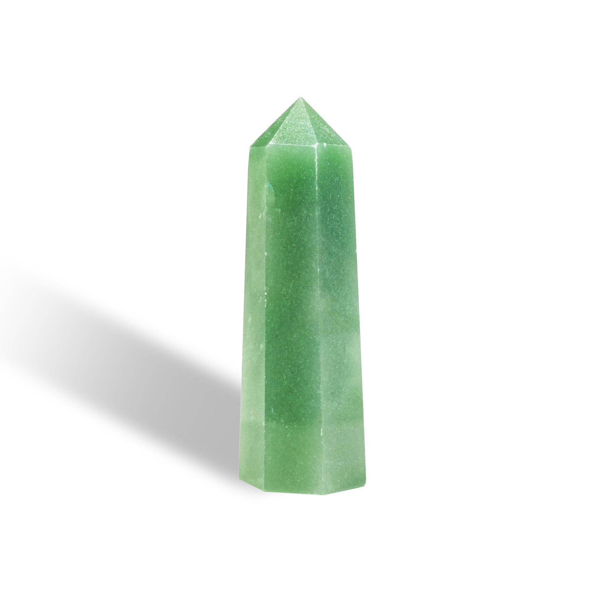 Green Aventurine Point - helmsman - crystal