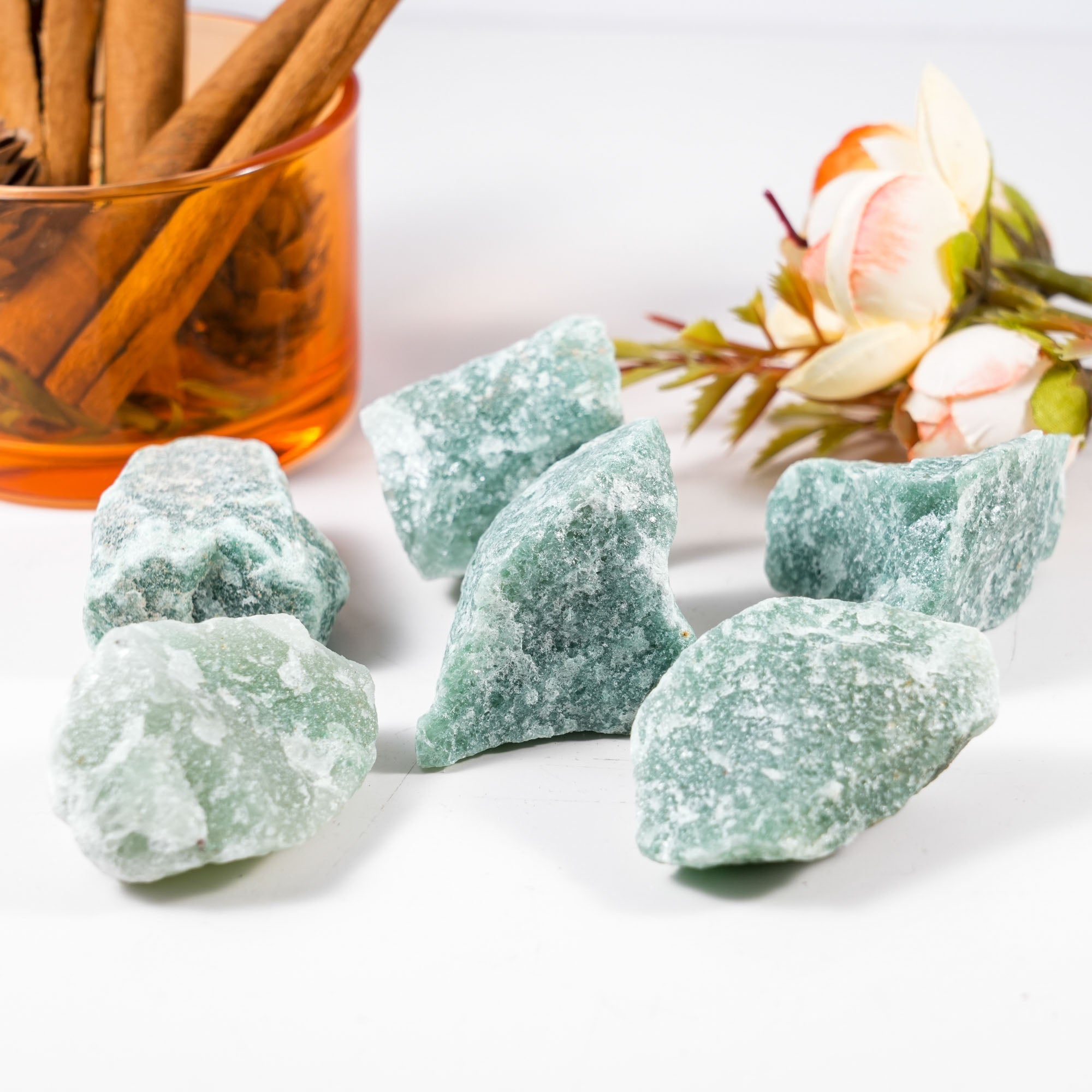 Green Aventurine Rough - helmsman - crystal