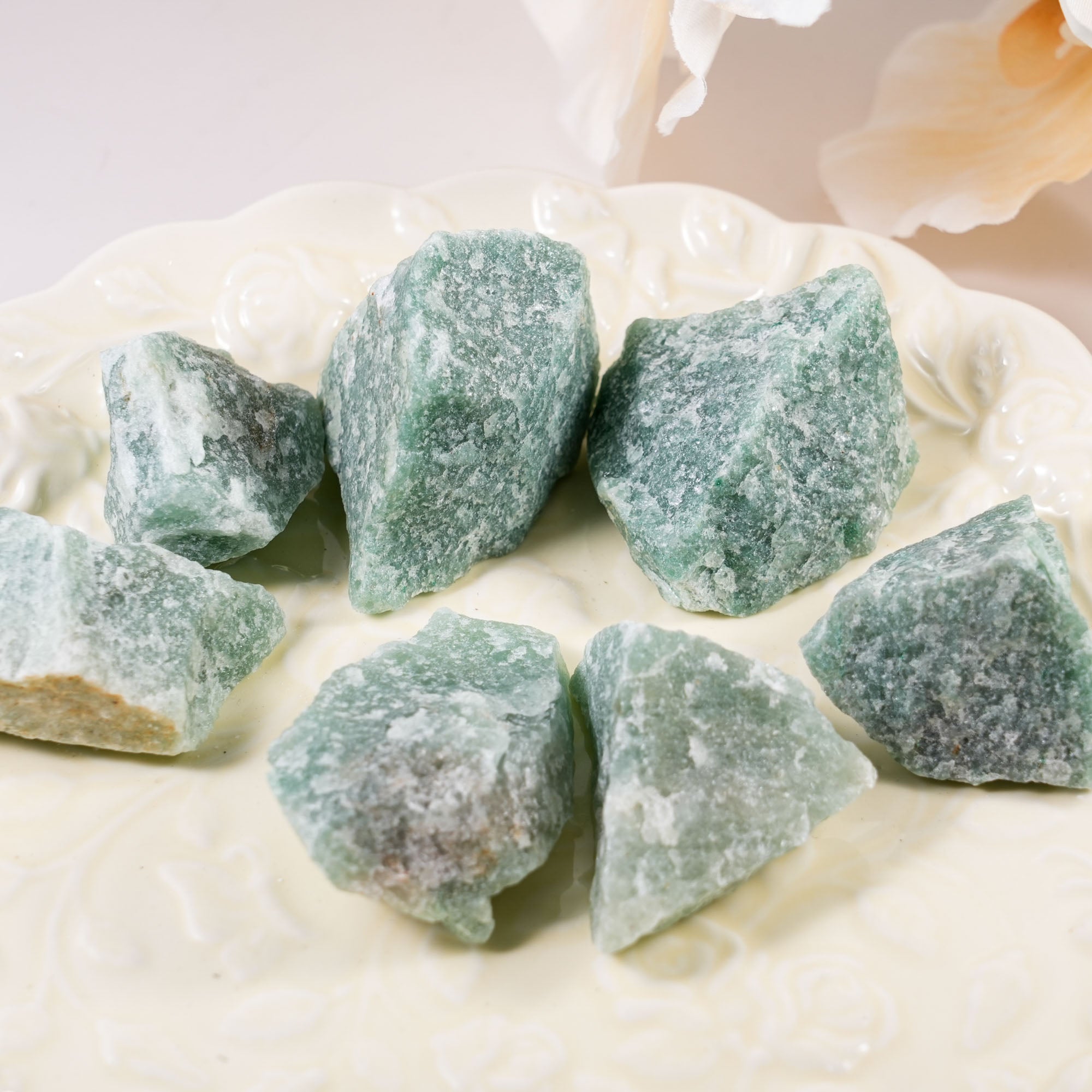 Green Aventurine Rough - helmsman - crystal