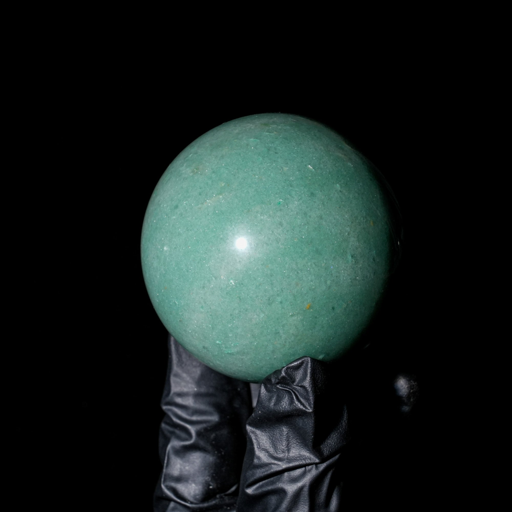 Green Aventurine Sphere - helmsman - crystal