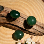 Green Aventurine Tumbled Stone Set - helmsman - crystal