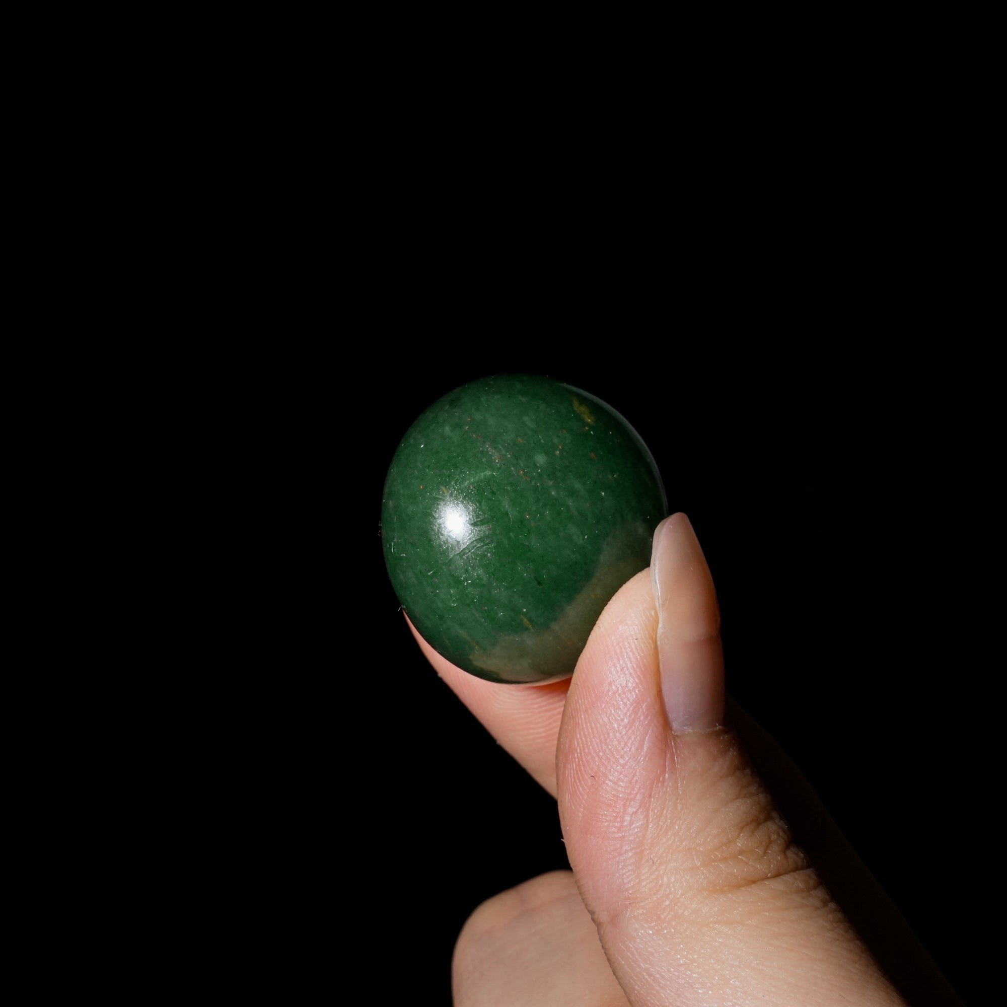 Green Aventurine Tumbled Stone Set - helmsman - crystal