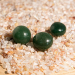 Green Aventurine Tumbled Stone Set - helmsman - crystal