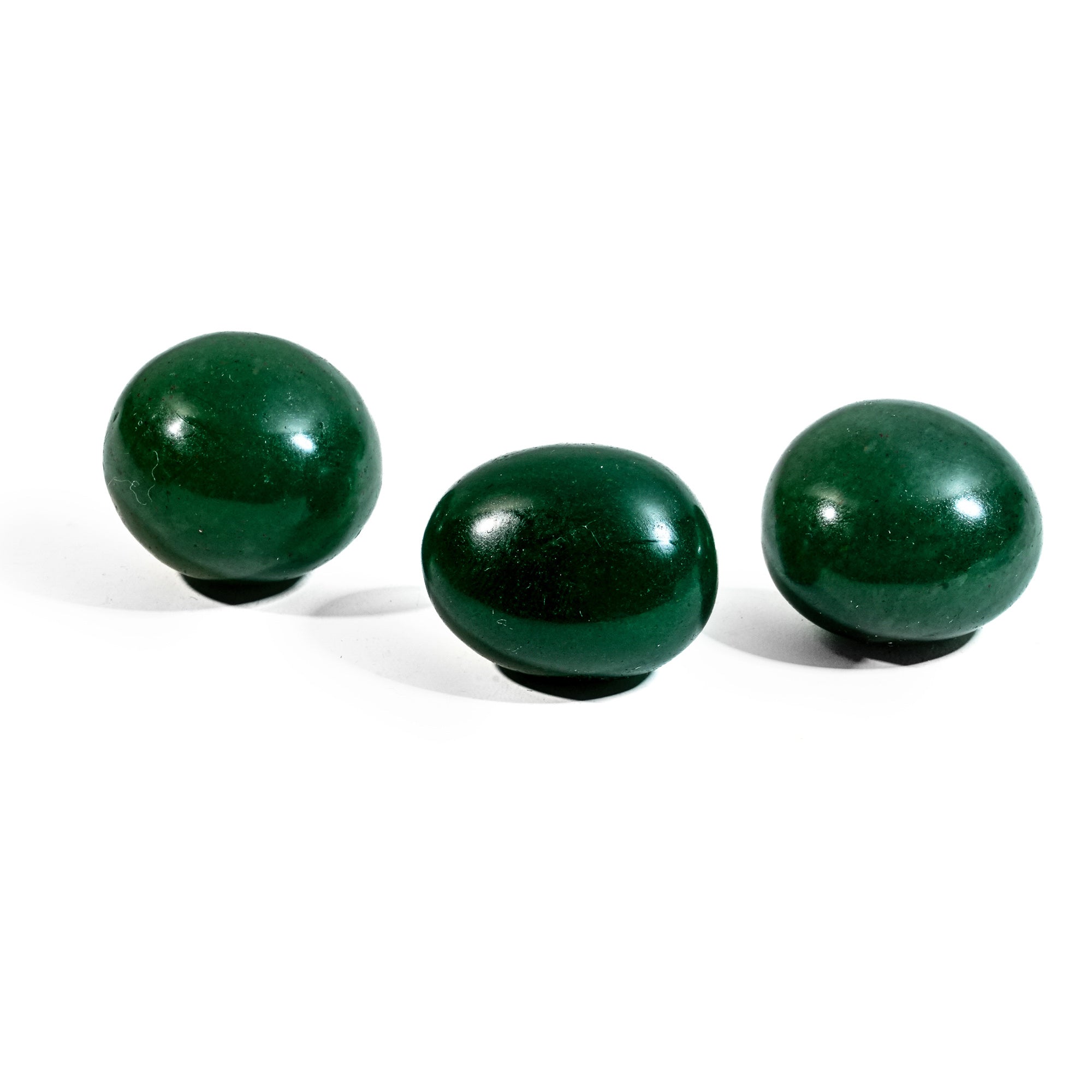 Green Aventurine Tumbled Stone Set - helmsman - crystal