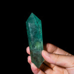 Green Fluorite Double Terminated Point - helmsman - crystal