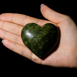 Green Jade Heart-Helmsman Crystal