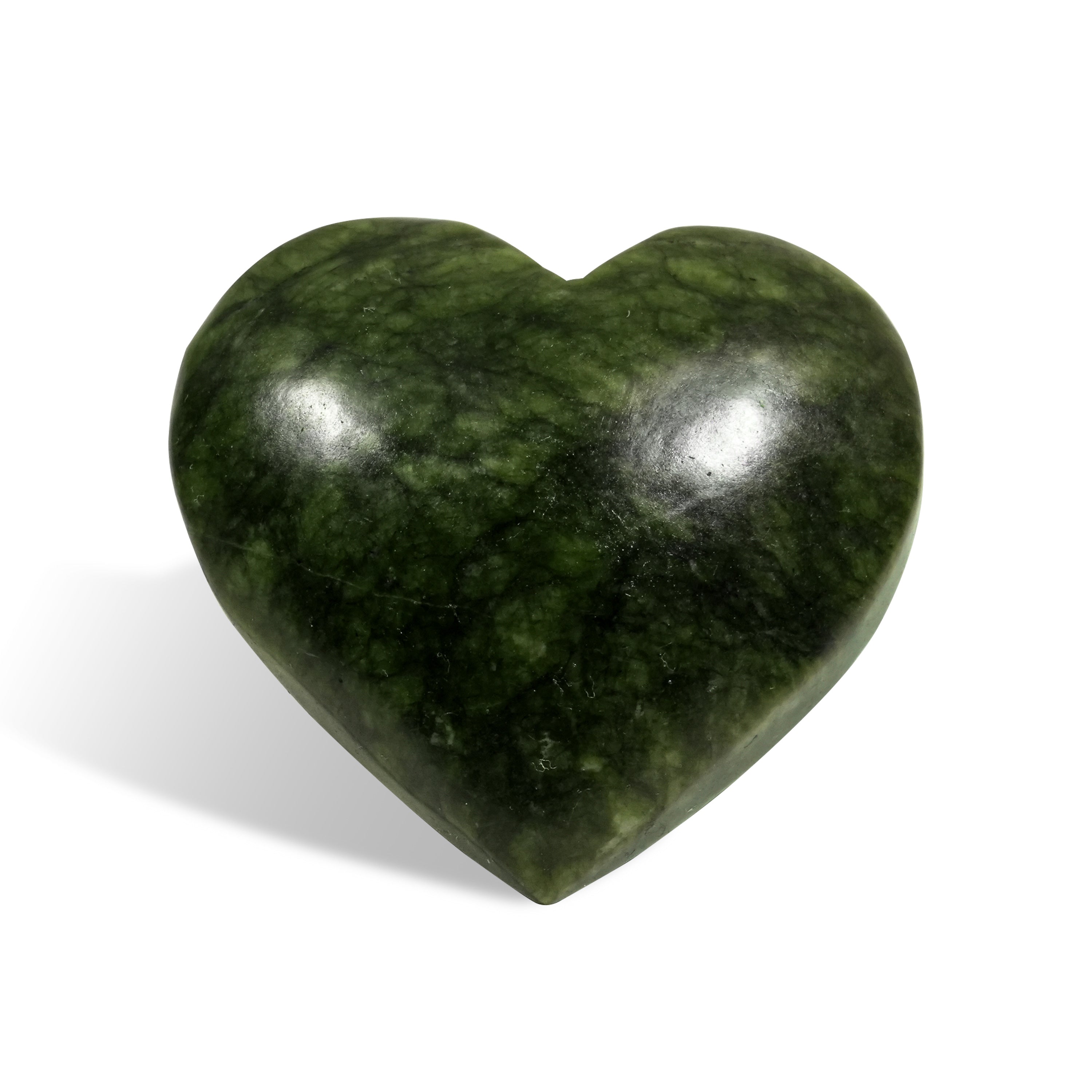 Green Jade Heart-Helmsman Crystal
