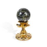 Green Mica Sphere - helmsman - crystal