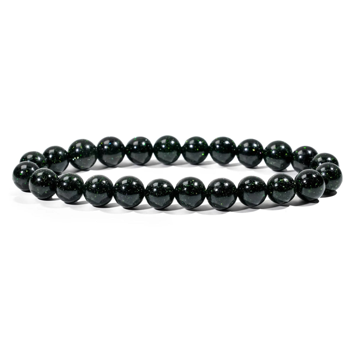 Green Sandstone Bracelet - helmsman - crystal