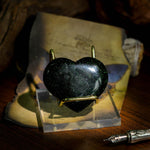 Green Sandstone Heart - helmsman - crystal