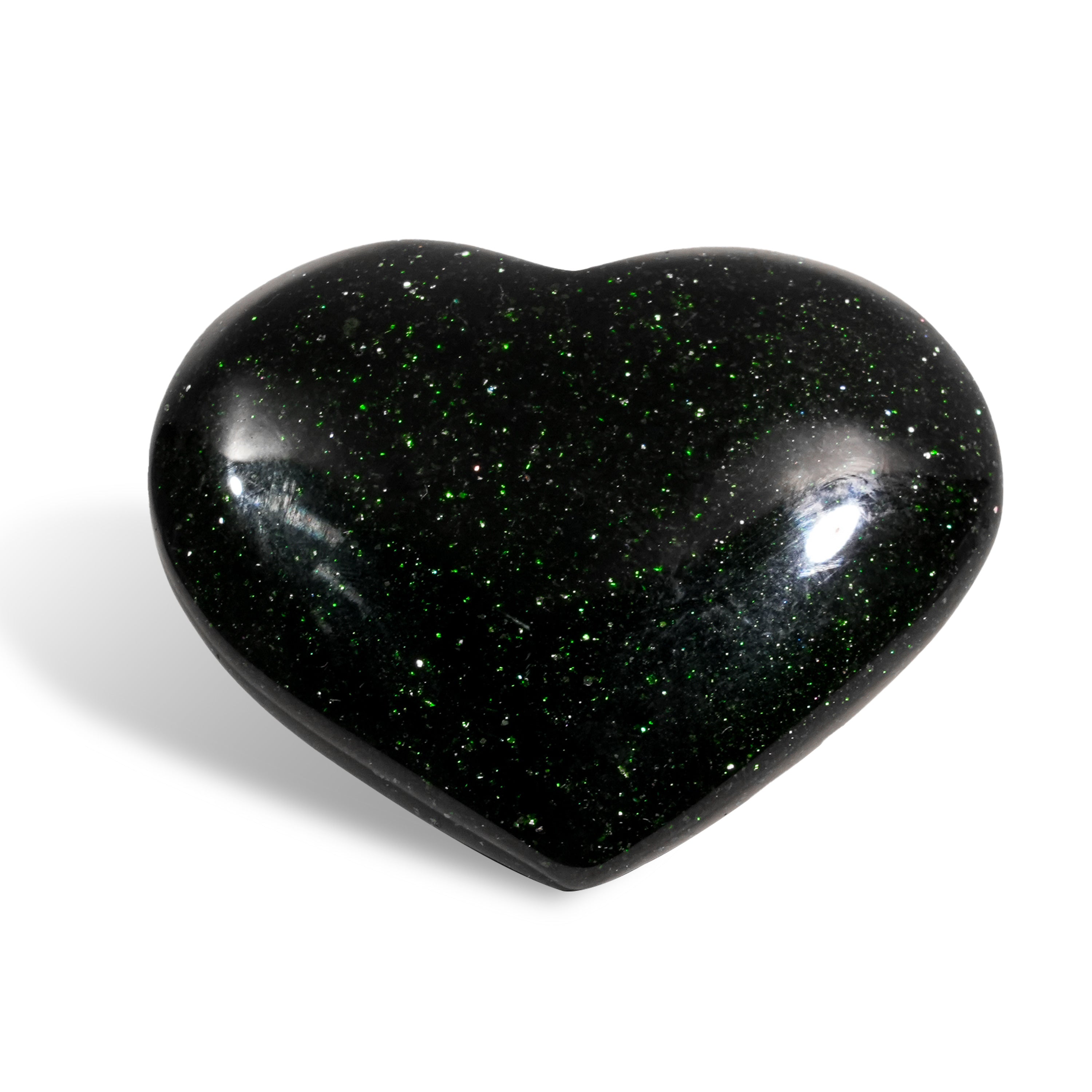Green Sandstone Heart-Helmsman Crystal