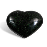 Green Sandstone Heart - helmsman - crystal